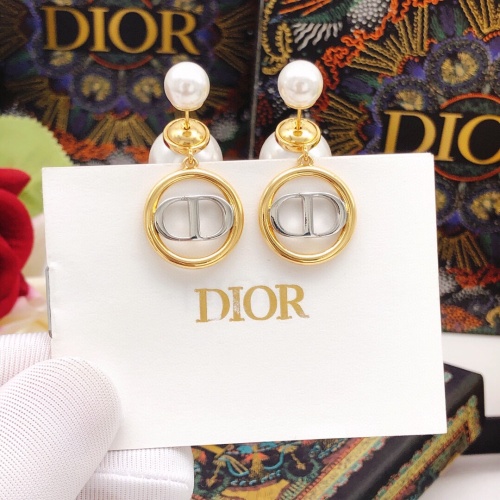 Replica Christian Dior Earrings For Women #1270075 $27.00 USD for Wholesale