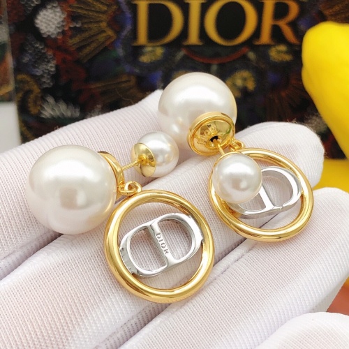 Replica Christian Dior Earrings For Women #1270075 $27.00 USD for Wholesale