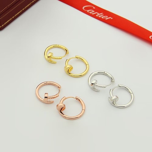 Replica Cartier Earrings For Women #1270112 $25.00 USD for Wholesale