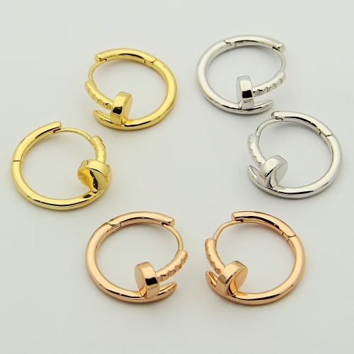 Replica Cartier Earrings For Women #1270112 $25.00 USD for Wholesale