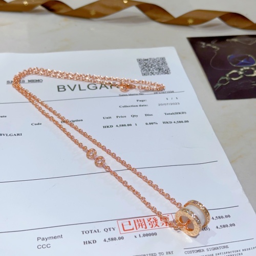 Replica Bvlgari Necklaces #1270128 $39.00 USD for Wholesale