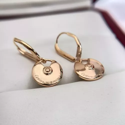 Replica Cartier Earrings For Women #1270344 $36.00 USD for Wholesale