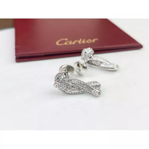 Wholesale Cartier Earrings For Women #1270389 $40.00 USD, Wholesale Quality Replica Cartier Earrings