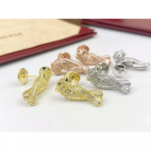 Replica Cartier Earrings For Women #1270390 $40.00 USD for Wholesale