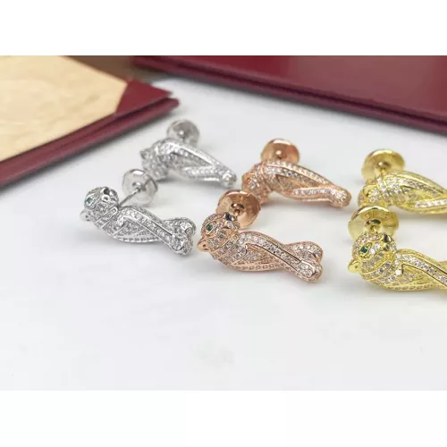 Replica Cartier Earrings For Women #1270390 $40.00 USD for Wholesale