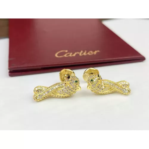 Wholesale Cartier Earrings For Women #1270391 $40.00 USD, Wholesale Quality Replica Cartier Earrings