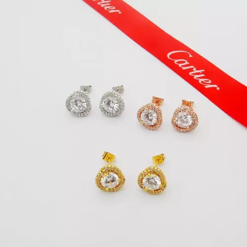 Replica Cartier Earrings For Women #1270443 $25.00 USD for Wholesale