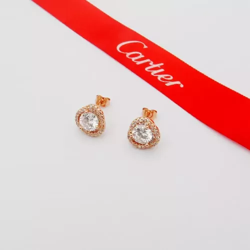 Wholesale Cartier Earrings For Women #1270444 $25.00 USD, Wholesale Quality Replica Cartier Earrings