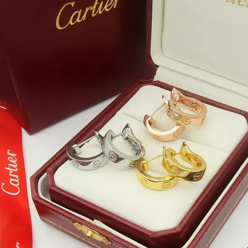 Replica Cartier Earrings For Women #1270446 $25.00 USD for Wholesale