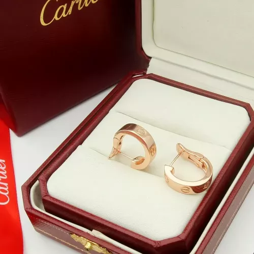 Wholesale Cartier Earrings For Women #1270447 $25.00 USD, Wholesale Quality Replica Cartier Earrings