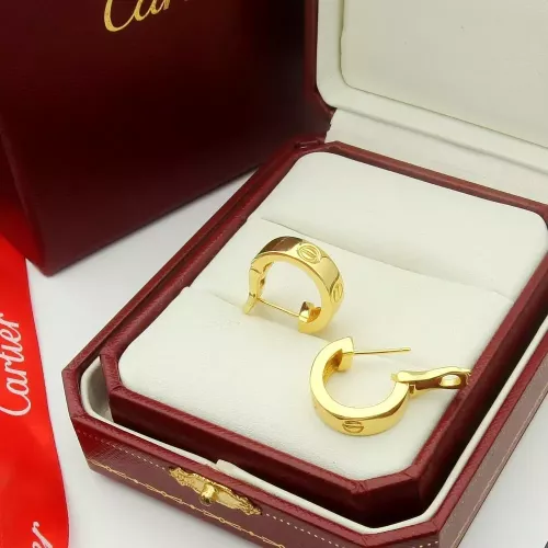 Wholesale Cartier Earrings For Women #1270448 $25.00 USD, Wholesale Quality Replica Cartier Earrings