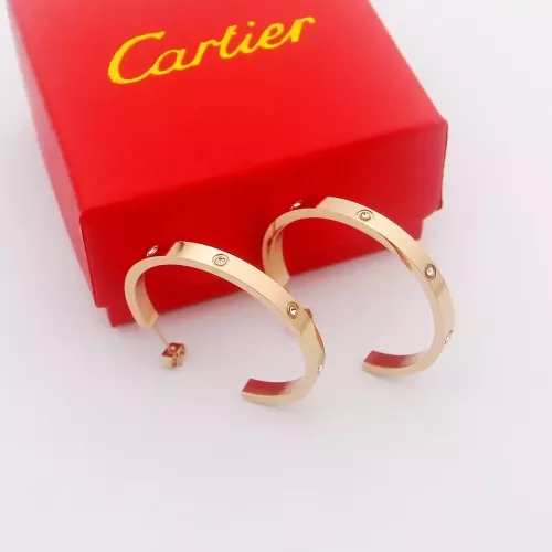 Wholesale Cartier Earrings For Women #1270459 $32.00 USD, Wholesale Quality Replica Cartier Earrings