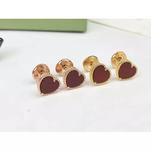 Replica Van Cleef & Arpels Earrings For Women #1270527 $34.00 USD for Wholesale