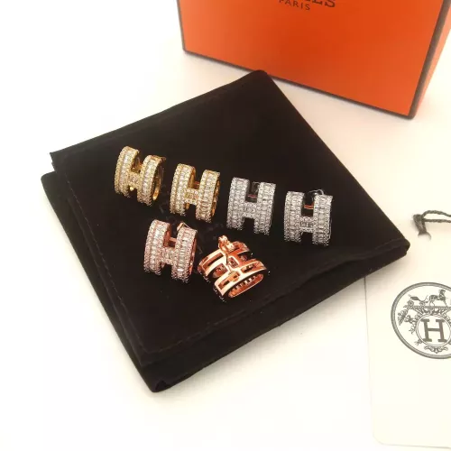 Replica Hermes Earrings For Women #1270557 $32.00 USD for Wholesale