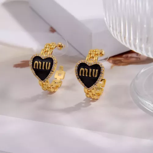 Wholesale MIU MIU Earrings For Women #1270694 $29.00 USD, Wholesale Quality Replica MIU MIU Earrings