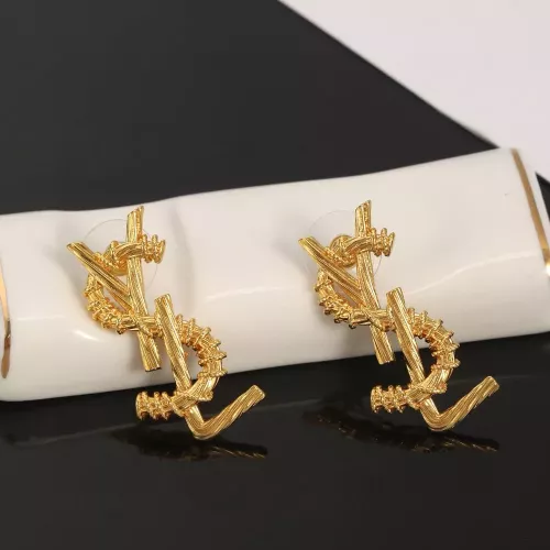 Wholesale Yves Saint Laurent YSL Earrings For Women #1270790 $25.00 USD, Wholesale Quality Replica Yves Saint Laurent YSL Earrings