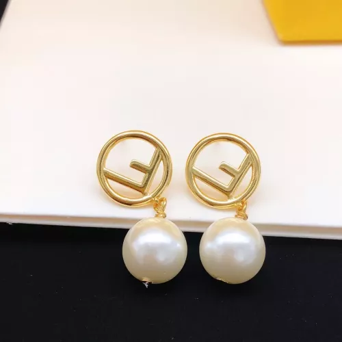 Replica Fendi Earrings For Women #1270846 $27.00 USD for Wholesale