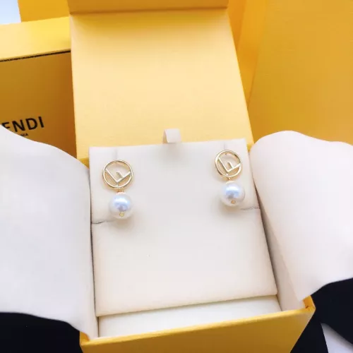 Replica Fendi Earrings For Women #1270846 $27.00 USD for Wholesale