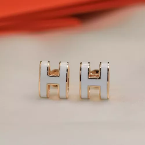 Replica Hermes Earrings For Women #1270858 $39.00 USD for Wholesale