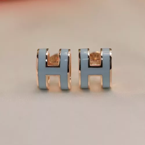 Replica Hermes Earrings For Women #1270859 $39.00 USD for Wholesale