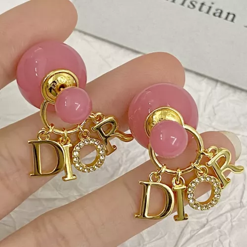 Replica Christian Dior Earrings For Women #1271101 $36.00 USD for Wholesale