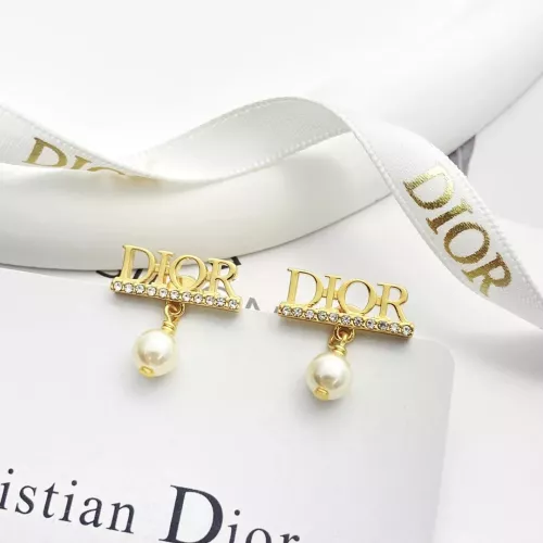 Replica Christian Dior Earrings For Women #1271144 $25.00 USD for Wholesale