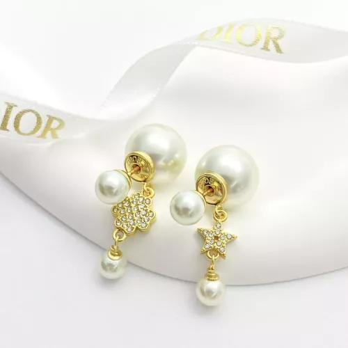 Replica Christian Dior Earrings For Women #1271171 $32.00 USD for Wholesale