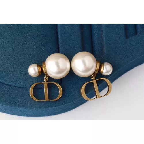 Replica Christian Dior Earrings For Women #1271341 $27.00 USD for Wholesale