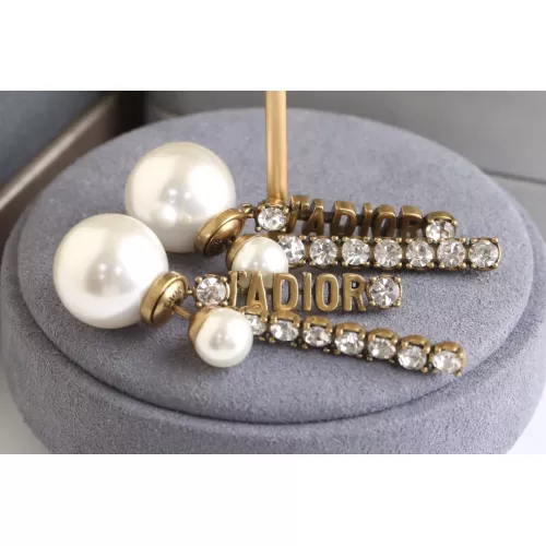 Replica Christian Dior Earrings For Women #1271351 $32.00 USD for Wholesale