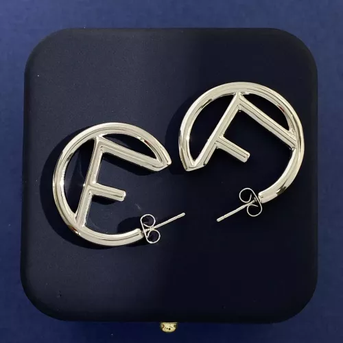 Wholesale Fendi Earrings For Women #1271480 $27.00 USD, Wholesale Quality Replica Fendi Earrings