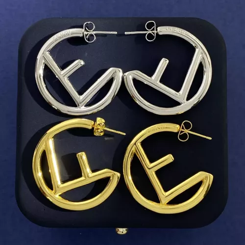 Replica Fendi Earrings For Women #1271480 $27.00 USD for Wholesale