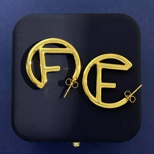 Wholesale Fendi Earrings For Women #1271481 $27.00 USD, Wholesale Quality Replica Fendi Earrings