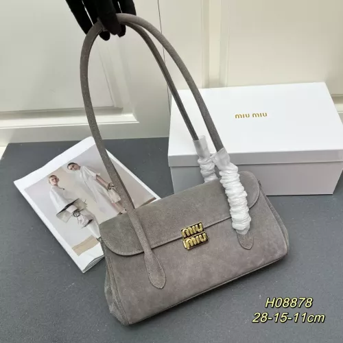 Wholesale MIU MIU AAA Quality Shoulder Bags For Women #1271499 $105.00 USD, Wholesale Quality Replica MIU MIU AAA Quality Shoulder Bags