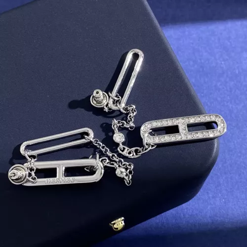 Replica Hermes Earrings For Women #1271523 $32.00 USD for Wholesale