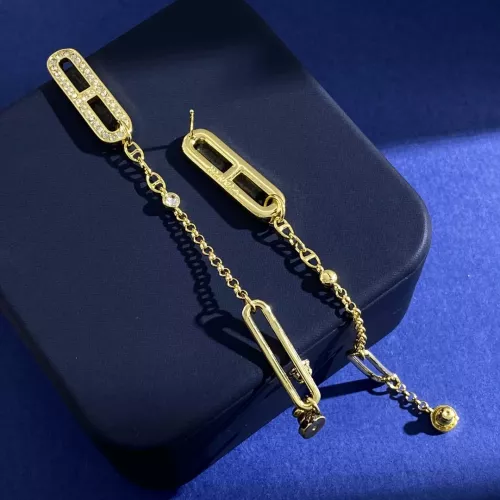 Replica Hermes Earrings For Women #1271525 $32.00 USD for Wholesale