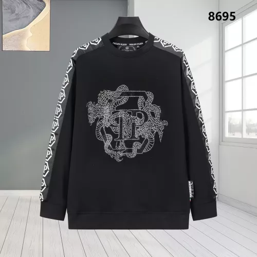 Wholesale Philipp Plein PP Hoodies Long Sleeved For Men #1271740 $45.00 USD, Wholesale Quality Replica Philipp Plein PP Hoodies