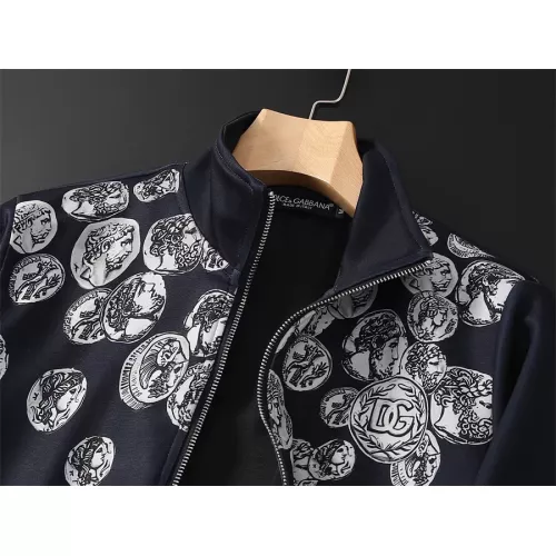 Replica Dolce & Gabbana D&G Tracksuits Long Sleeved For Men #1271767 $80.00 USD for Wholesale