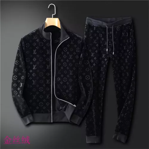 Wholesale Louis Vuitton LV Tracksuits Long Sleeved For Men #1271773 $80.00 USD, Wholesale Quality Replica Louis Vuitton LV Tracksuits