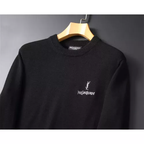 Replica Yves Saint Laurent YSL Sweaters Long Sleeved For Men #1271780 $52.00 USD for Wholesale