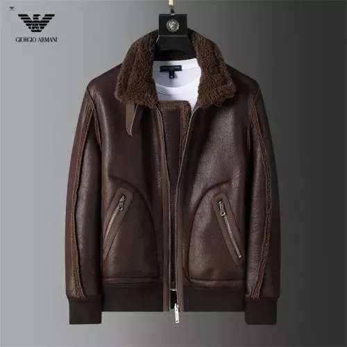 Wholesale Armani Jackets Long Sleeved For Men #1271795 $128.00 USD, Wholesale Quality Replica Armani Jackets