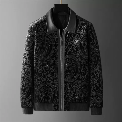 Wholesale Versace Jackets Long Sleeved For Men #1271816 $92.00 USD, Wholesale Quality Replica Versace Jackets