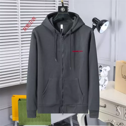 Wholesale Prada Hoodies Long Sleeved For Men #1271936 $52.00 USD, Wholesale Quality Replica Prada Hoodies