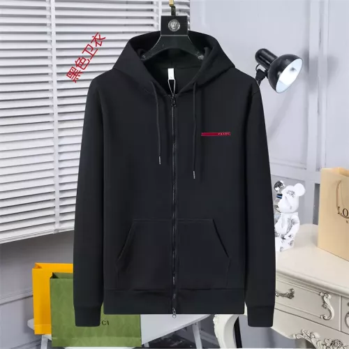 Wholesale Prada Hoodies Long Sleeved For Men #1271938 $52.00 USD, Wholesale Quality Replica Prada Hoodies