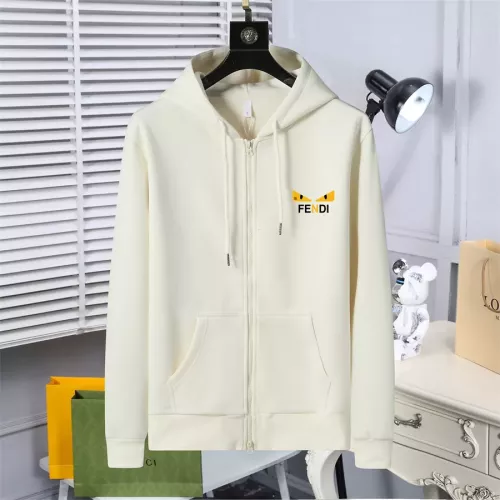 Wholesale Fendi Hoodies Long Sleeved For Men #1271994 $52.00 USD, Wholesale Quality Replica Fendi Hoodies