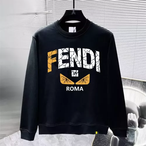 Wholesale Fendi Hoodies Long Sleeved For Men #1272102 $48.00 USD, Wholesale Quality Replica Fendi Hoodies