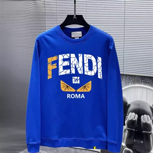 Wholesale Fendi Hoodies Long Sleeved For Men #1272103 $48.00 USD, Wholesale Quality Replica Fendi Hoodies