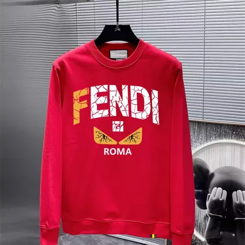 Wholesale Fendi Hoodies Long Sleeved For Men #1272104 $48.00 USD, Wholesale Quality Replica Fendi Hoodies