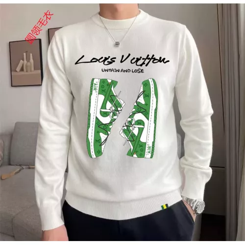 Wholesale Louis Vuitton LV Sweaters Long Sleeved For Men #1272189 $48.00 USD, Wholesale Quality Replica Louis Vuitton LV Sweaters