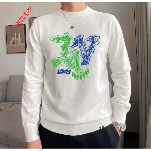 Wholesale Louis Vuitton LV Sweaters Long Sleeved For Men #1272193 $48.00 USD, Wholesale Quality Replica Louis Vuitton LV Sweaters