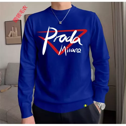 Wholesale Prada Sweater Long Sleeved For Men #1272239 $48.00 USD, Wholesale Quality Replica Prada Sweater